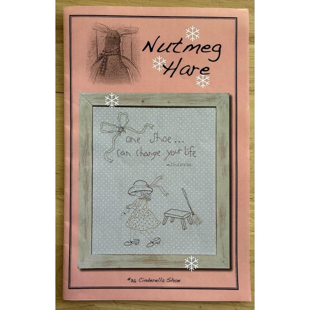 Nutmeg Hare Stitchery‎ Pattern ~ CINDERELLA SHOE # 36